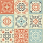 Preview: Türposter Spanish Style Patchwork