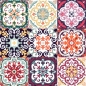 Preview: Türposter Boho Patchwork