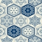 Preview: Türposter Hexagon Patchwork