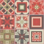 Preview: Türposter Spanish Style Patchwork