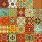 Preview: Türposter Colorful Patchwork