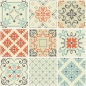 Preview: Türposter Patchwork Pattern