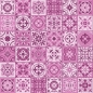 Preview: Türposter Pink Patchwork