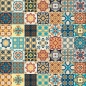Preview: Türposter Marrakesch Pattern