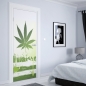 Preview: Türposter Cannabis Hanf nach maß