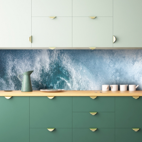 Küchenrückwand Ozean Welle