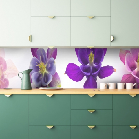 Küchenrückwand Blütenpracht