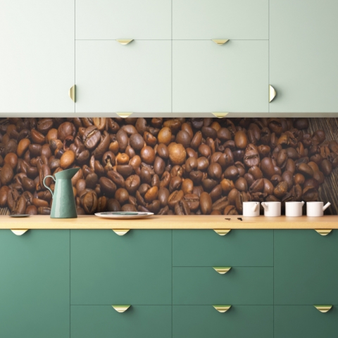 Küchenrückwand Kaffee Rustikal