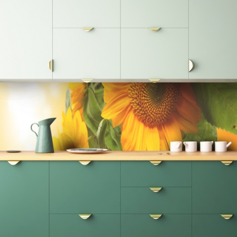 Küchenrückwand Makro Sonnenblume