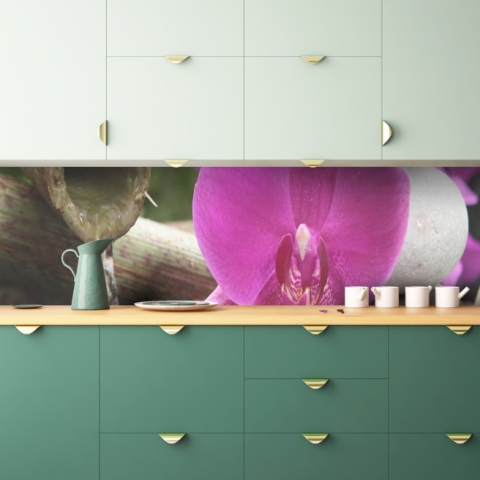 Küchenrückwand Orchidee