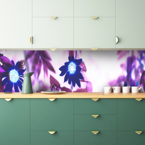 Küchenrückwand Fantasie Blumen