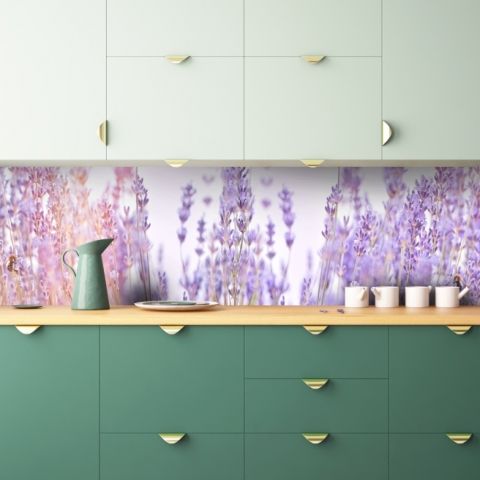 Küchenrückwand Lavendel