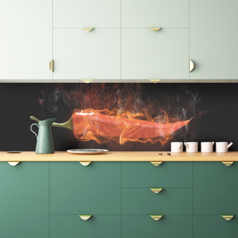 Küchenrückwand Hot Peperoni