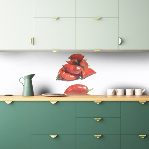 Küchenrückwand Peperoni