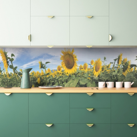 Küchenrückwand Sonnenblumen