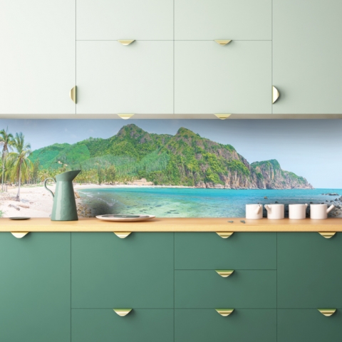 Küchenrückwand Tropischer Strand