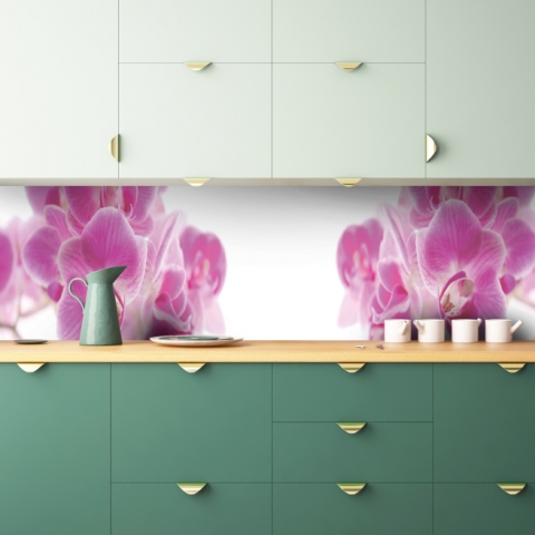 Küchenrückwand Exotische Orchidee