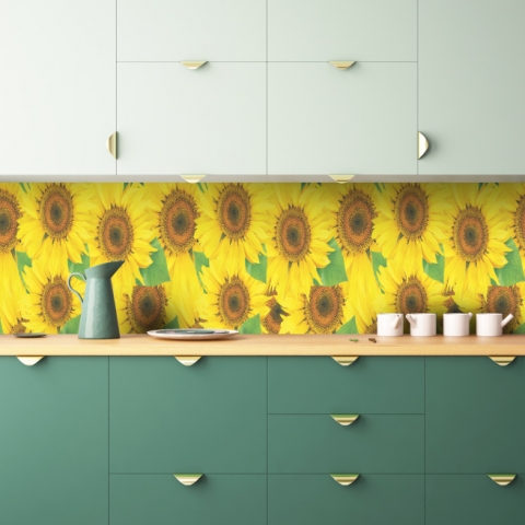 Küchenrückwand Blumen der Sonne