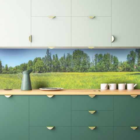 Küchenrückwand Grüne Landschaft