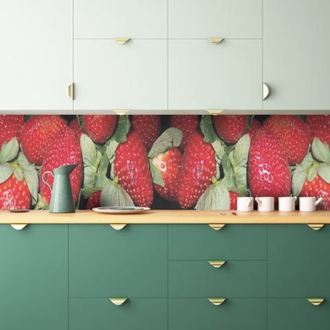 Küchenrückwand Erdbeeren