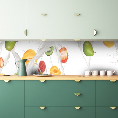 Küchenrückwand Früchte Design