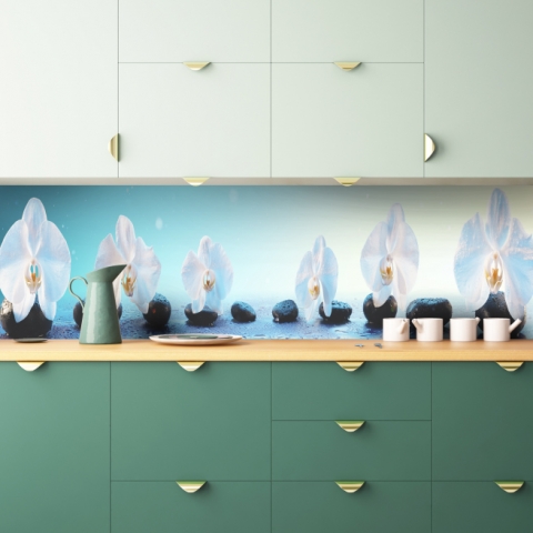 Küchenrückwand Orchideen Harmonie