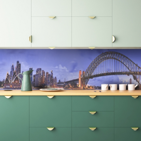 Küchenrückwand Sydney Skyline