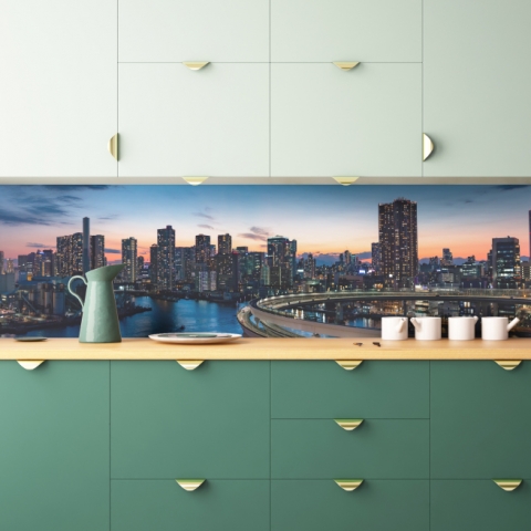 Küchenrückwand Tokio Brücke