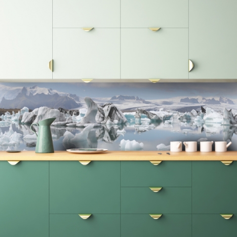 Küchenrückwand Antarktis Eis Gletscher