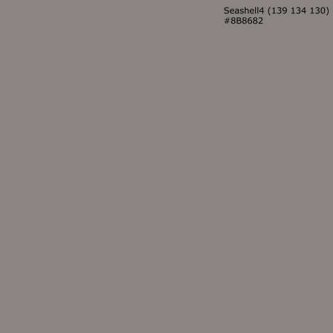 Glastür Folie Seashell4 (139 134 130) #8B8682