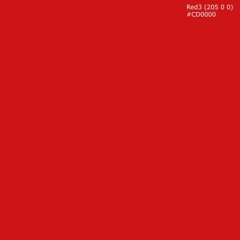 Glastür Folie Red3 (205 0 0) #CD0000