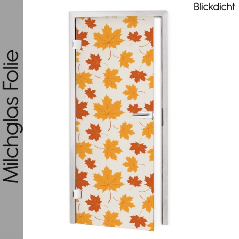 Glastür Folie Autumn Design Maßanfertigung