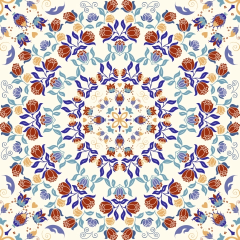 Glastür Folie Türkische Keramikkunst