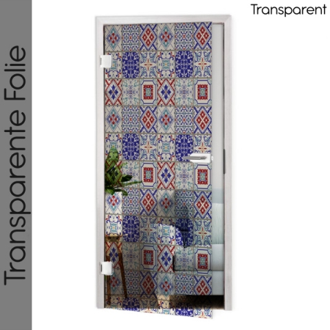 Glastür Folie Luxury Oriental Tile Maßanfertigung