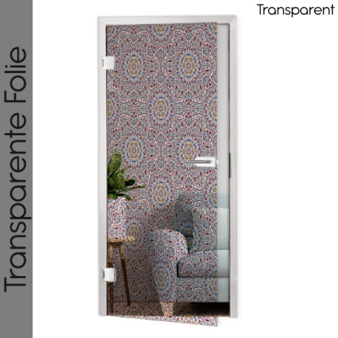 Glastür Folie Turkish Tiles Maßanfertigung