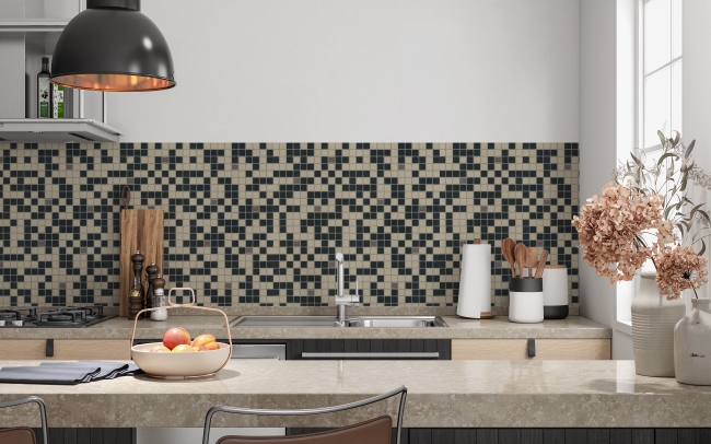 Küchenrückwand Mosaik Quadrat