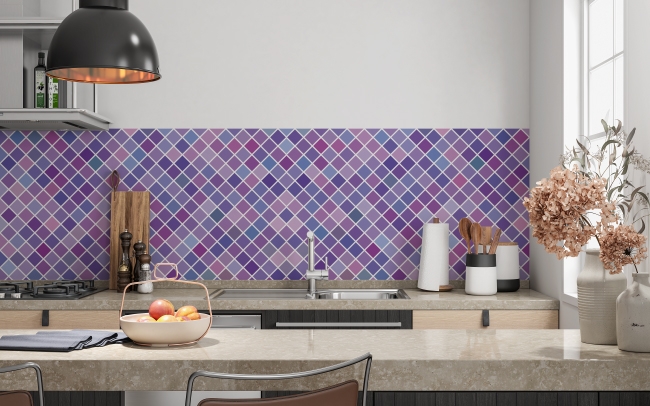 Küchenrückwand Shabby Chic Mosaik