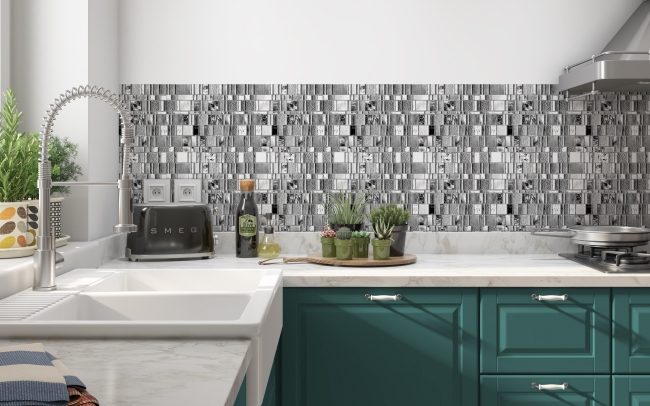Küchenrückwand Moderne Mosaik
