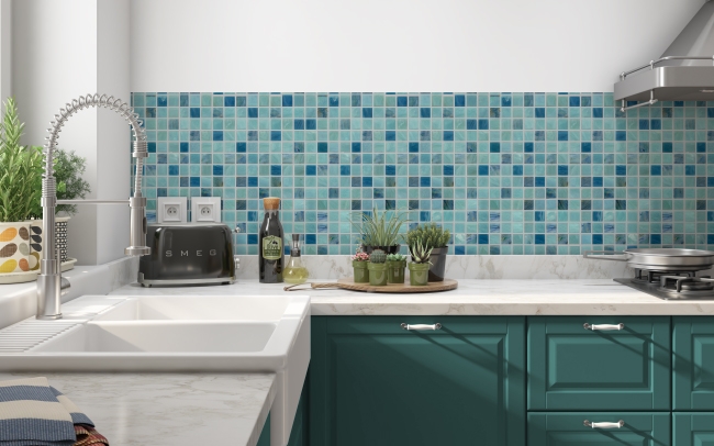 Küchenrückwand Mint Mosaic