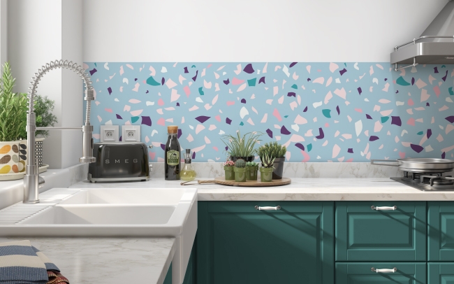 Küchenrückwand Mosaik Kunst