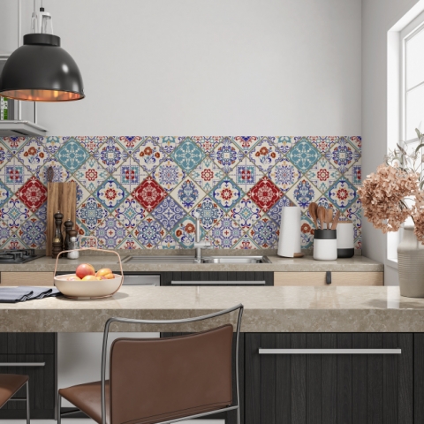 Küchenrückwand Marrakesh Patchwork