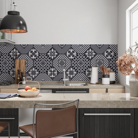 Küchenrückwand Black Casblanca Tiles