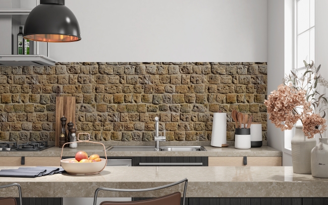 Küchenrückwand Römisches Mauerwerk