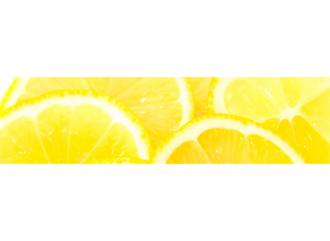 Küchenrückwand Zitronen Scheiben