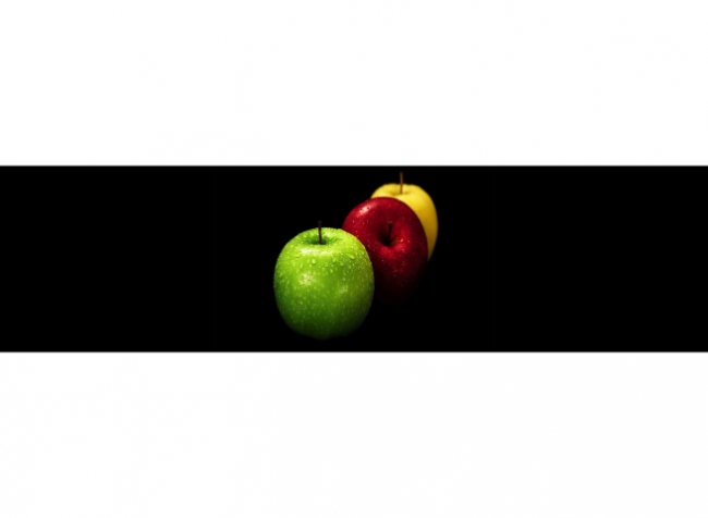 Küchenrückwand Farbige Äpfel
