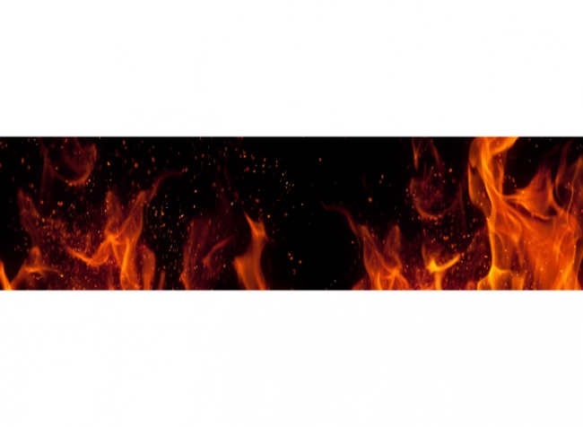 Küchenrückwand Flammen Feuer