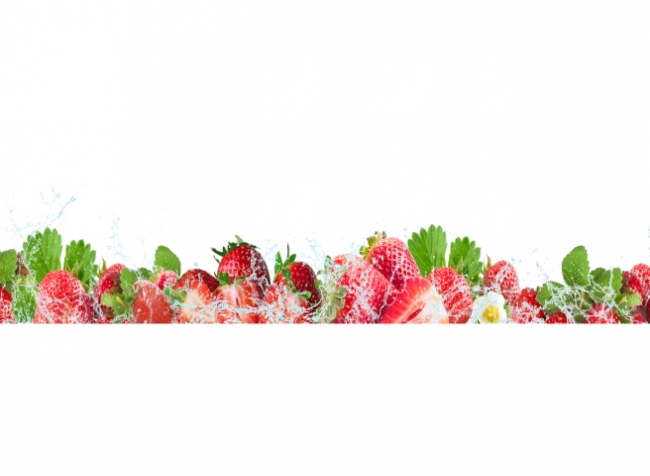Küchenrückwand Fresh Erdbeer