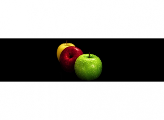 Küchenrückwand Farbige Äpfel