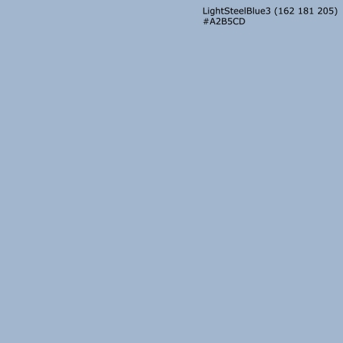 Küchenrückwand LightSteelBlue3 (162 181 205) #A2B5CD