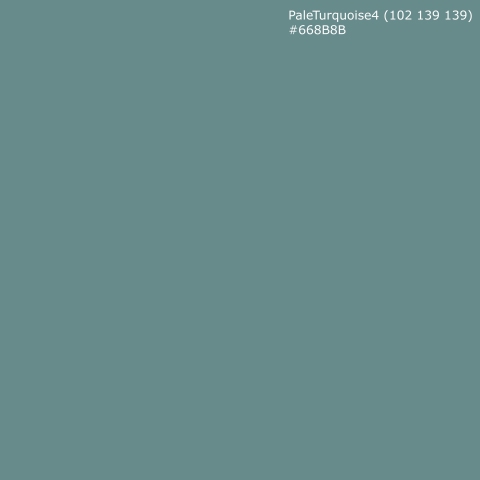 Küchenrückwand PaleTurquoise4 (102 139 139) #668B8B